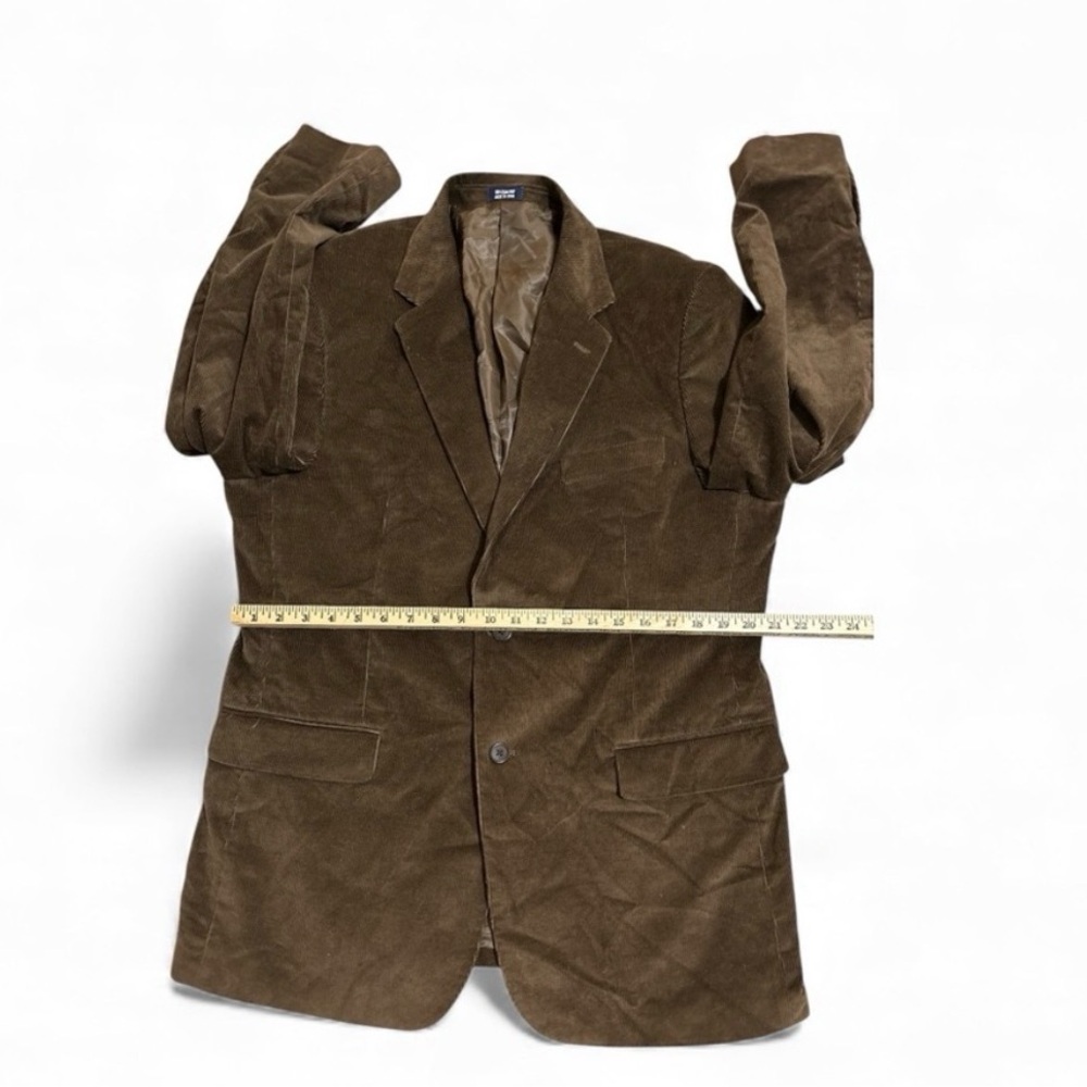 Meeting Street 44R Cotton Brown Corduroy Blazer Sport Coat Suit Jacket - Picture 6 of 10
